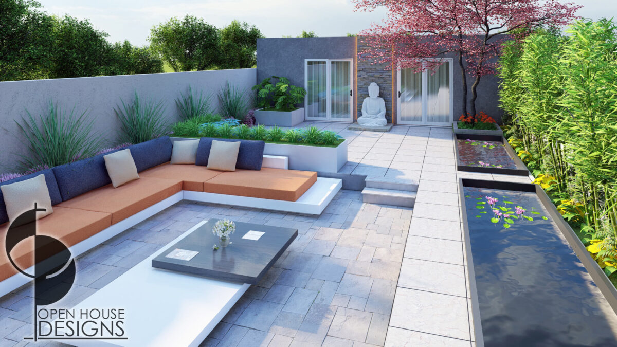 Backyard Outdoor Seating Design - OpenHouseDesigns