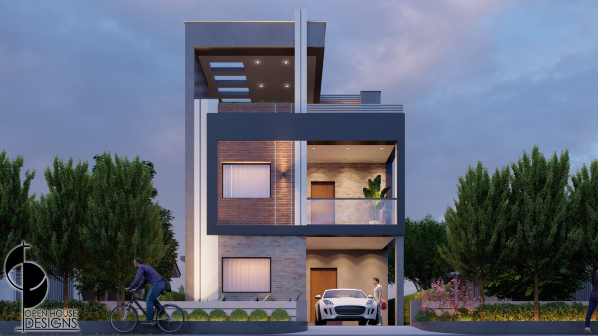 15 Modern Elevation Facade Design By Open House Design - OpenHouseDesigns