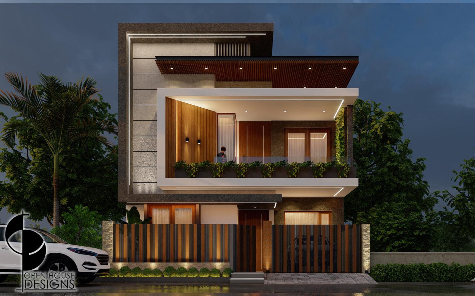 Top 15 Modern Small House Front Elevation Design - OpenHouseDesigns