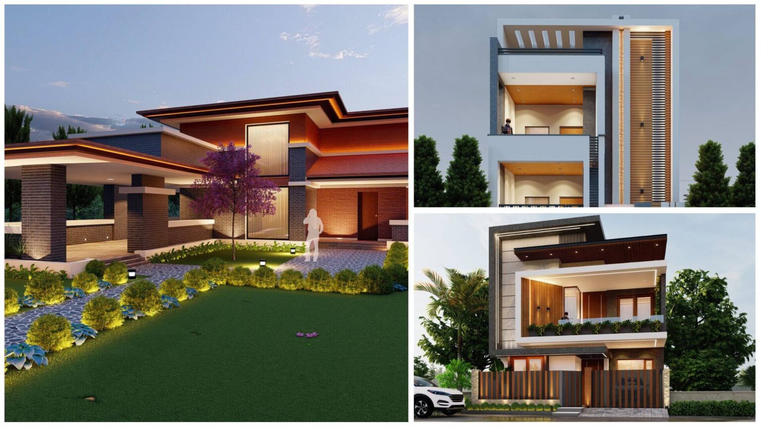 Image showcasing 15 Modern Luxury Façade Design For Your Next Home - OpenHouseDesigns