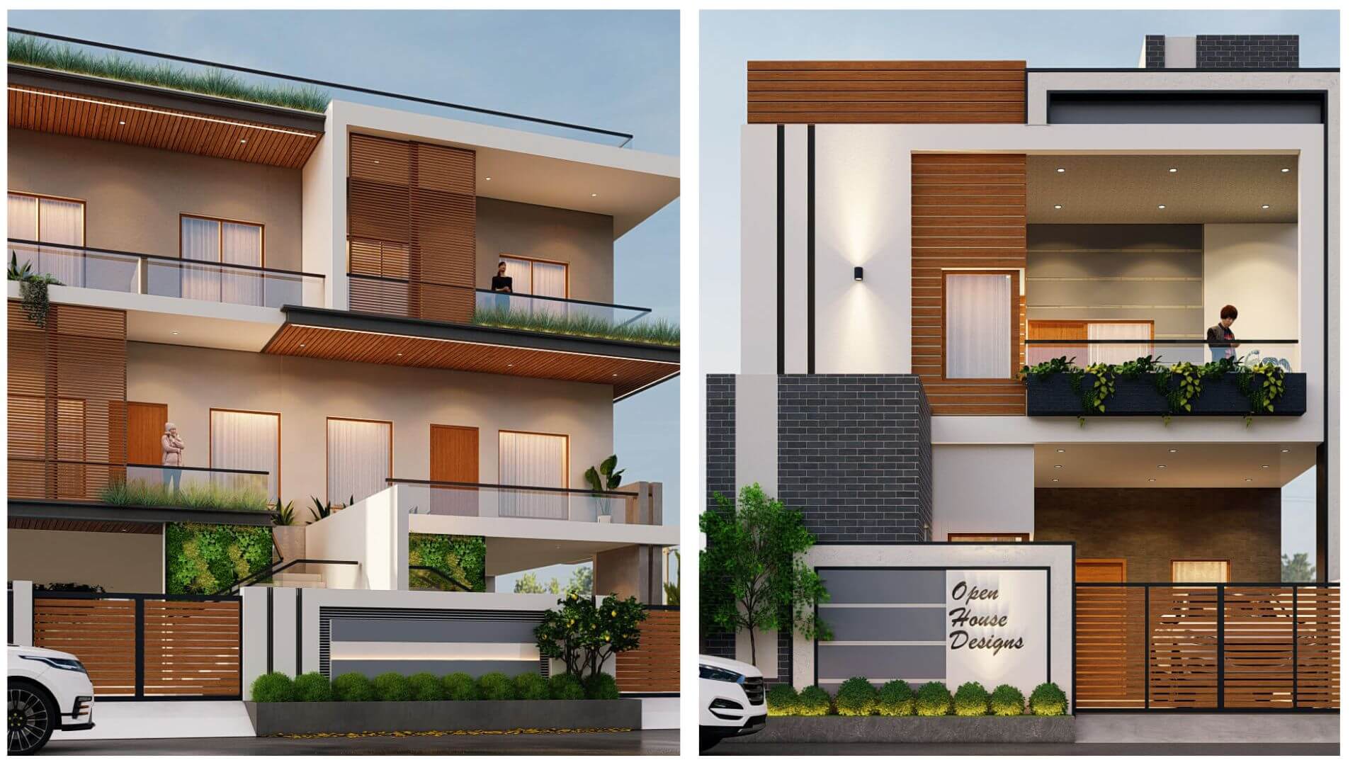 14 Modern and Luxury Residential Façade Ideas - OpenHouseDesigns