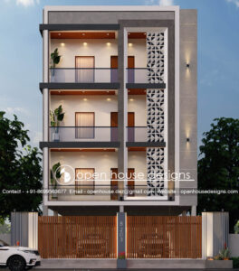 14 Contemporary Residence Elevation Design with spacious balconies ...