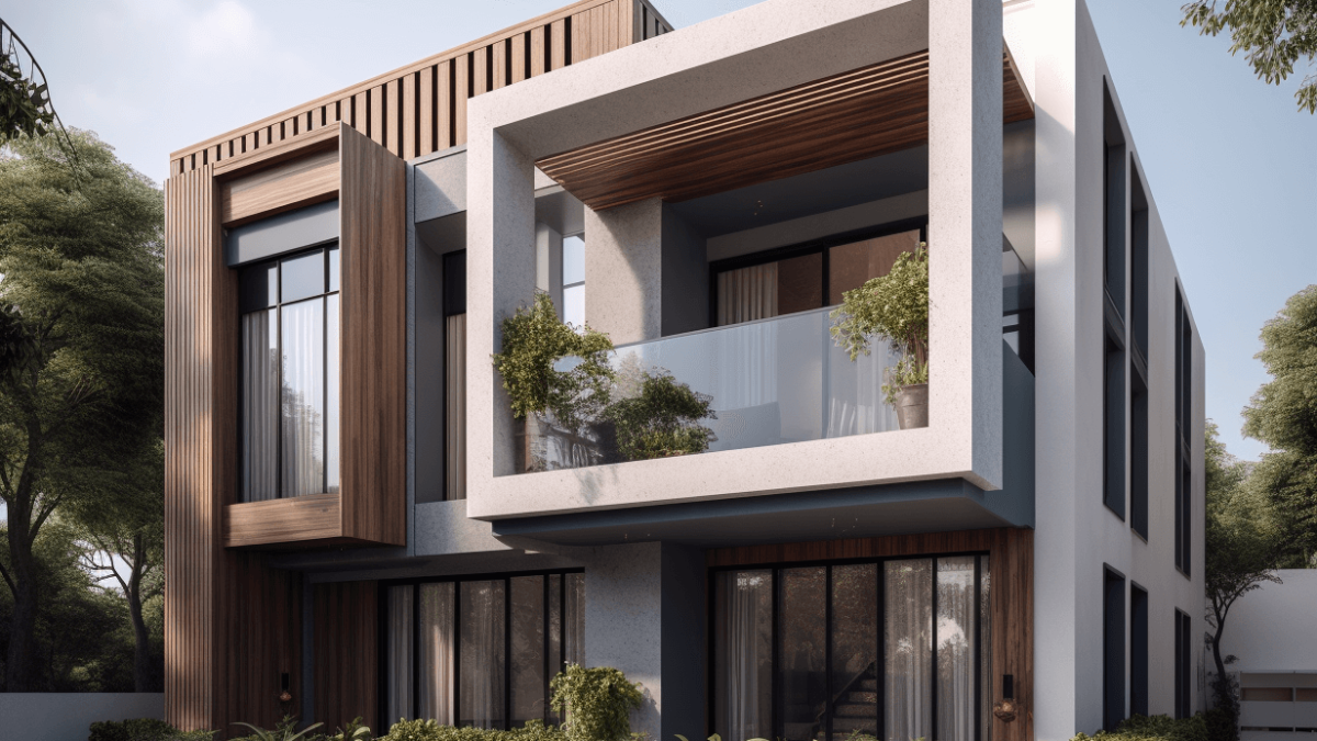 4. 3d_rendering_of_modern_house_facade_in_the_style_of
