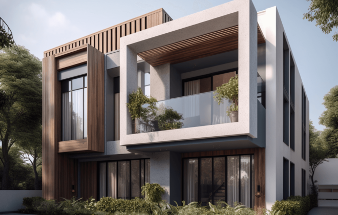 4. 3d_rendering_of_modern_house_facade_in_the_style_of