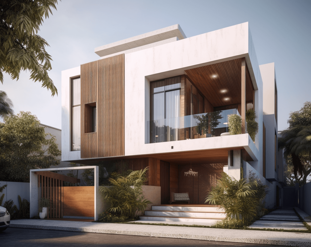 5. 3d_rendering_of_modern_house_facade_in_the_style_of