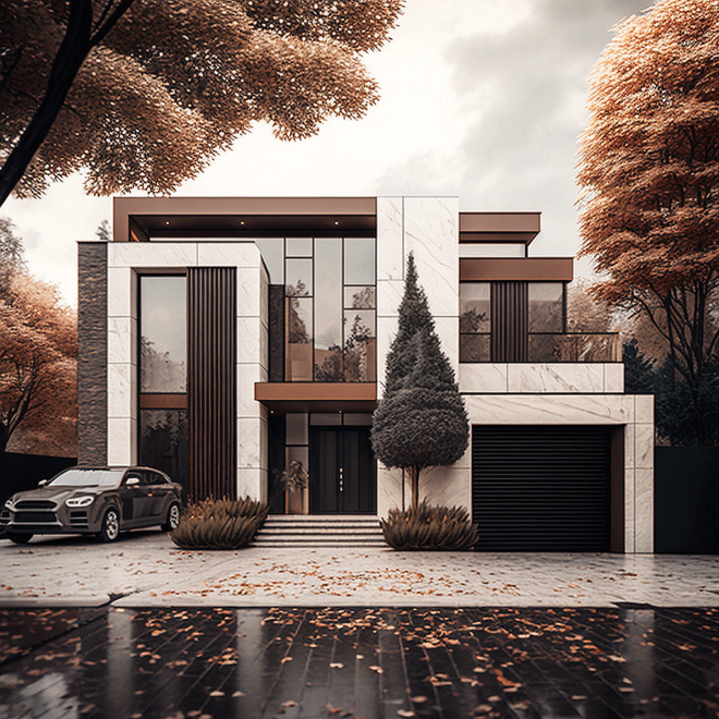 Gallary of 10 contemporary façade design - OpenHouseDesigns