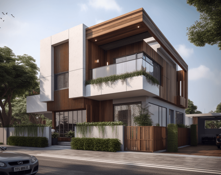 14 Contemporary Residence Elevation Design with spacious balconies ...