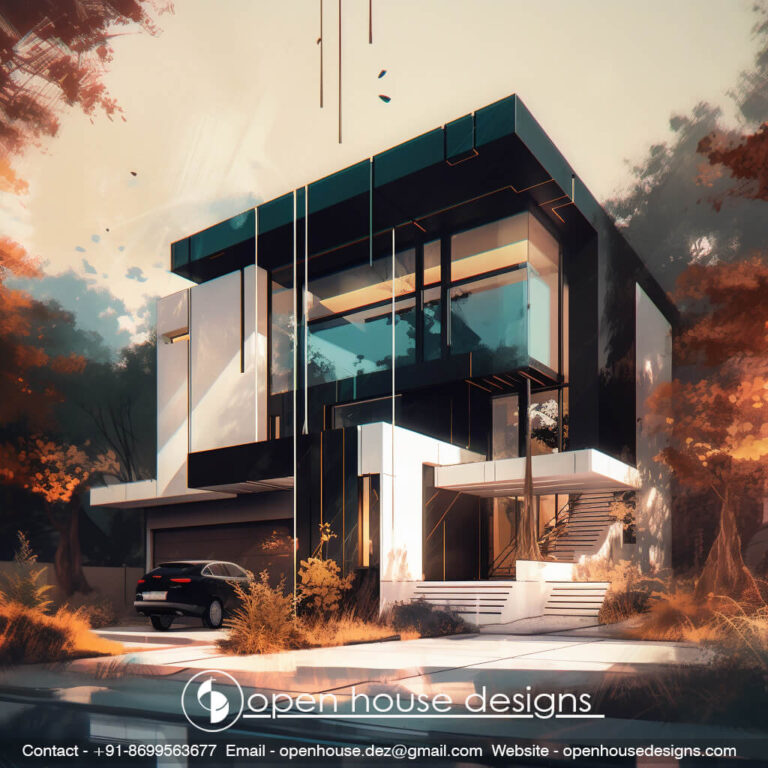 10 Modern and Luxury Residential Façade Ideas - OpenHouseDesigns - Luxury Home Decor Apartment Facade Ideas